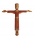 Crucifix Christ prêtre en rouge sans croix - 11cm