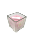 Bougie cube parfumée rose