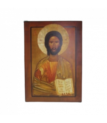 Icône Christ Pantocrator 20 cm x 27 cm