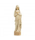 Statue de la Vierge de l'annonciation en bois - 25cm