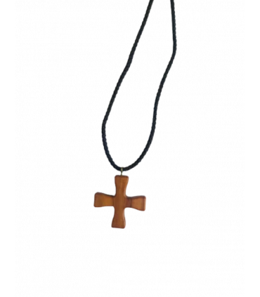 Croix grecque bois arrondie 3cm