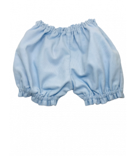 Bloomer fille 12 mois velours bleu milleraie