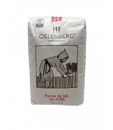 Farine pâtissière 2.5KG T45 - Oelenberg