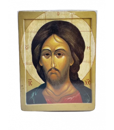 Icone Christ pantacrator 14 cm x 10 cm