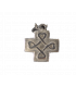 Médaille Croix Coeur argent