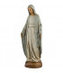 Vierge Notre Dame de grâce - Bois - 32 cm - manteau blanc