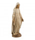 Vierge Notre Dame de grâce - 33 cm - manteau blanc - bois