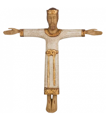Christ prêtre sans croix blanc 30cm