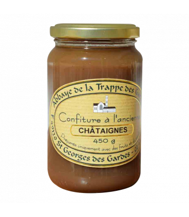 Confiture artisanale de châtaignes par l'Abbaye de la Trappe des Gardes