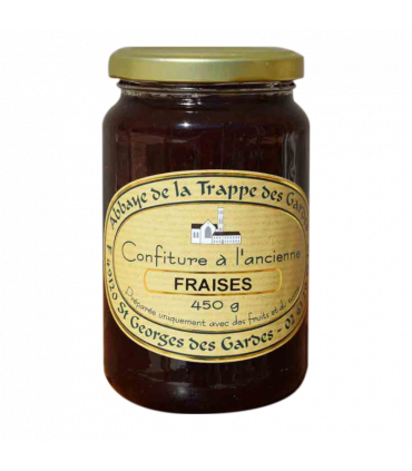 Confiture artisanale de fraises - Trappe des Gardes