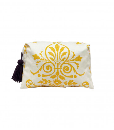 Trousse de toilette jaune