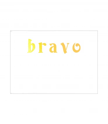 Carte Bravo & enveloppe