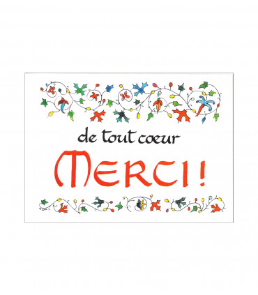 Carte Merci & enveloppe