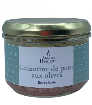 Galantine de porc aux olives
