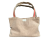 Petit sac cabas en velours beige