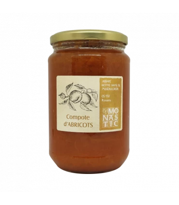 Compote d'abricots - Confectionnée par l'Abbaye de Rosans